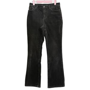 Ralph Lauren Corduroy Pants Womens 4 Charcoal Gray Straight Leg